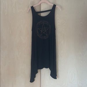 Black swing dress